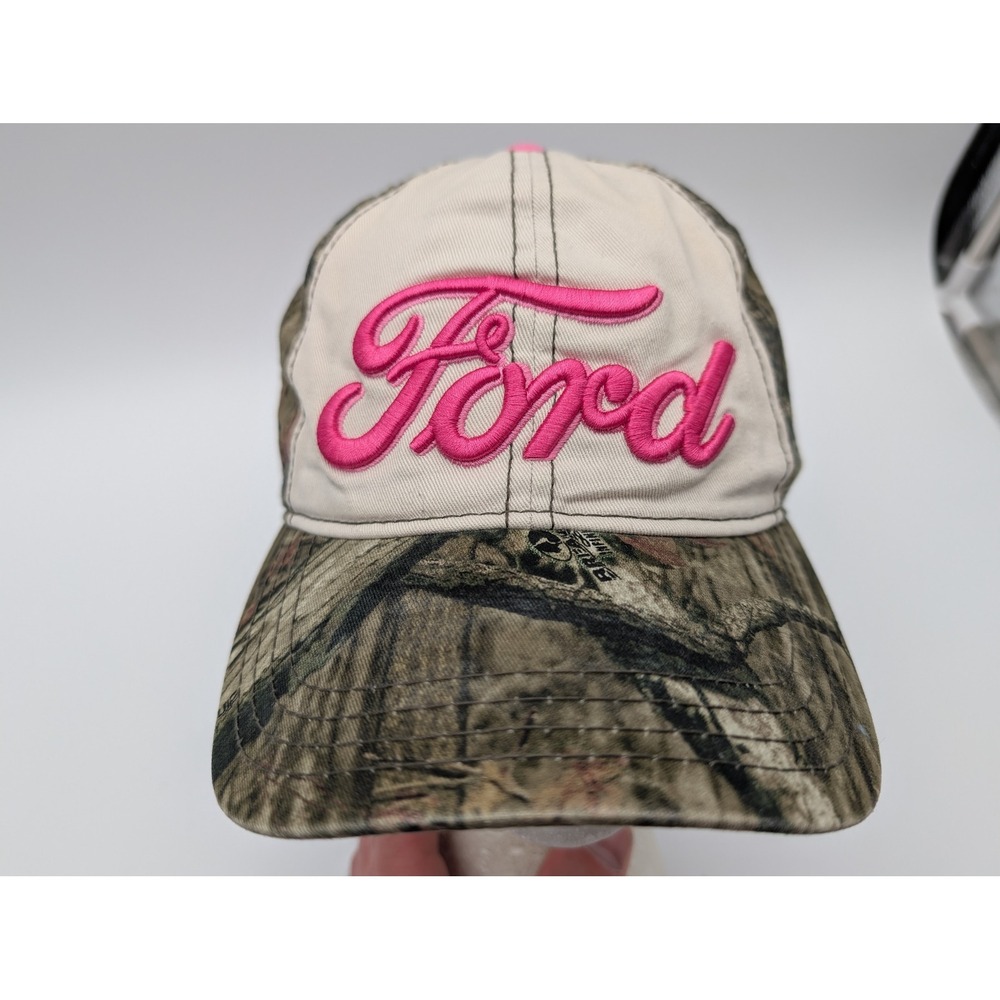 Ford Camo Pink Snapback Hat Break-Up Infinity Camouflage Concept One Cap